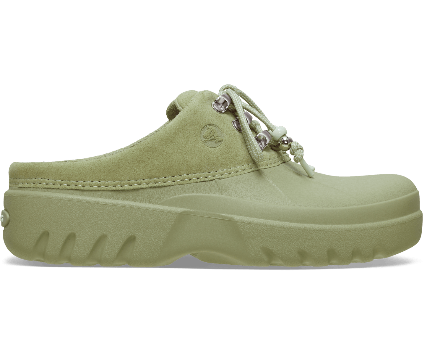 Axle Suede Mule - Tac Green