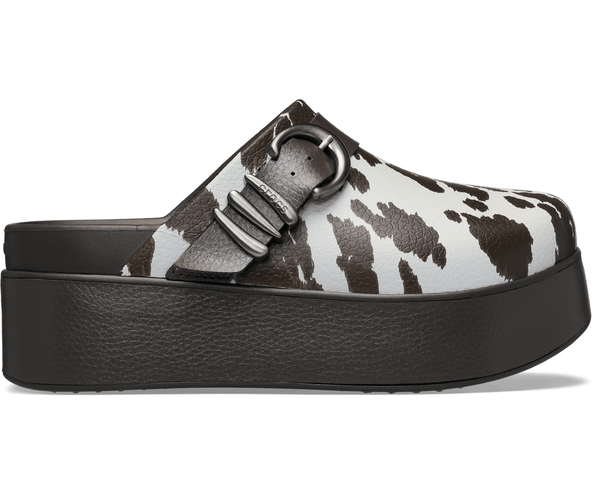 Dylan Platform Animal Buckle Clog - Espresso