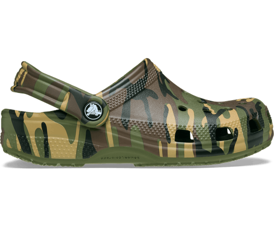 Kids' Classic Camouflage Clog - Army Green / Multi