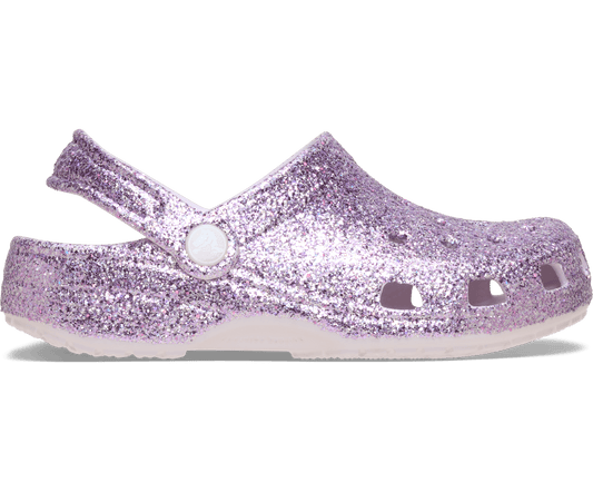 Kids' Classic Chunky Glitter Clog - Grape Ice