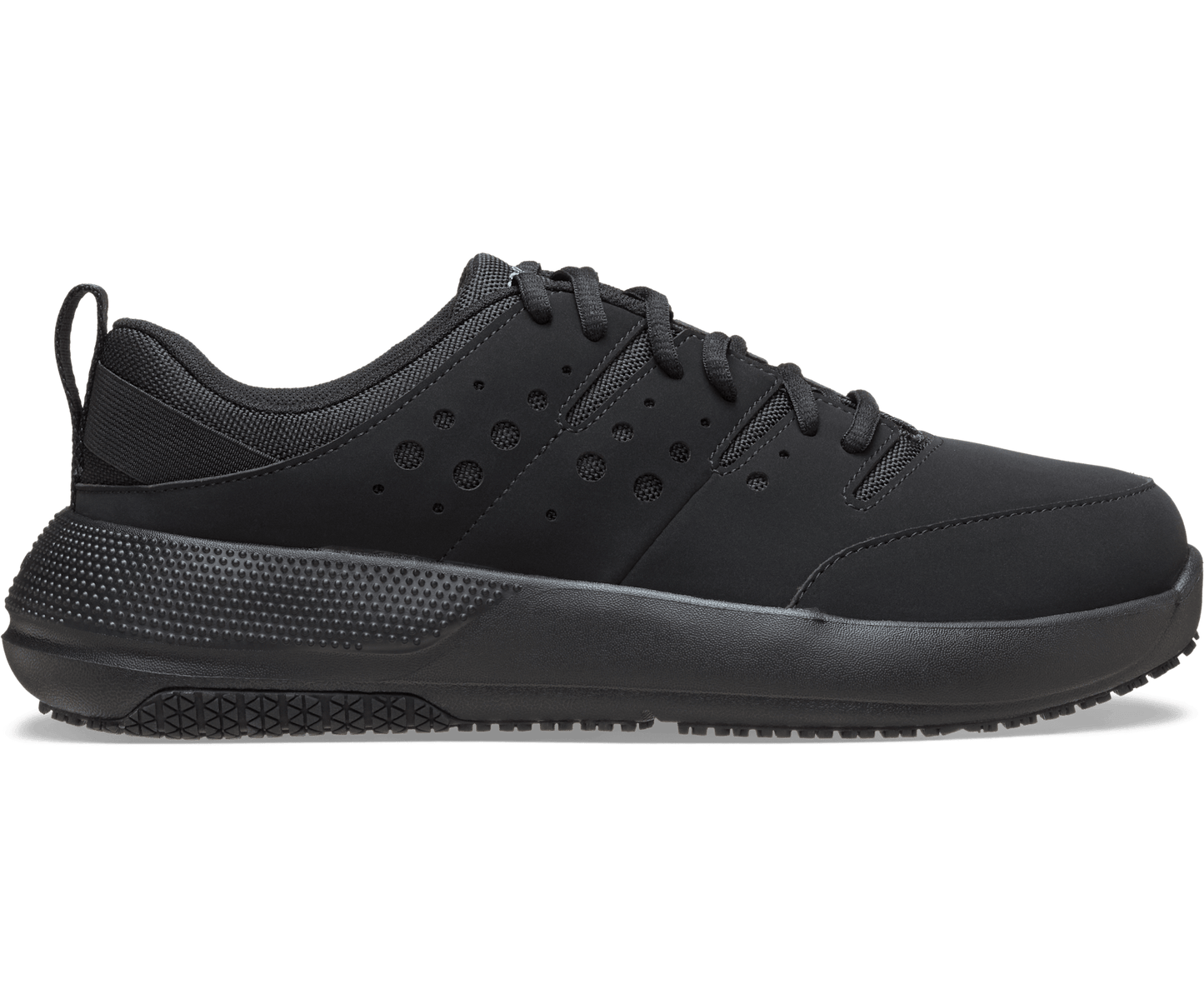 Men's On the Clock Work Sneaker Wide - Triple Black
