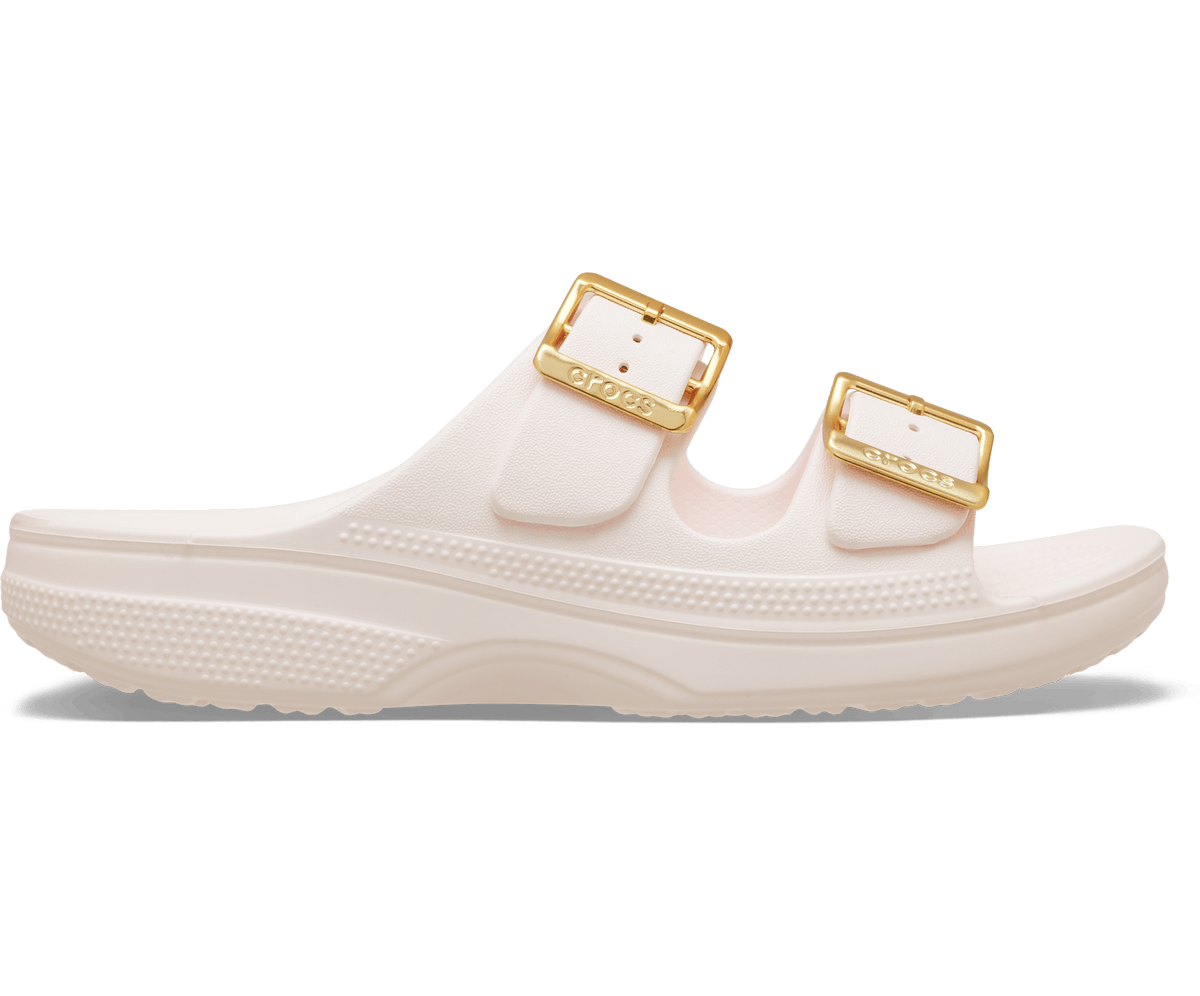 Saturday Metallic Buckle Sandal - Bubble Ice / Gold