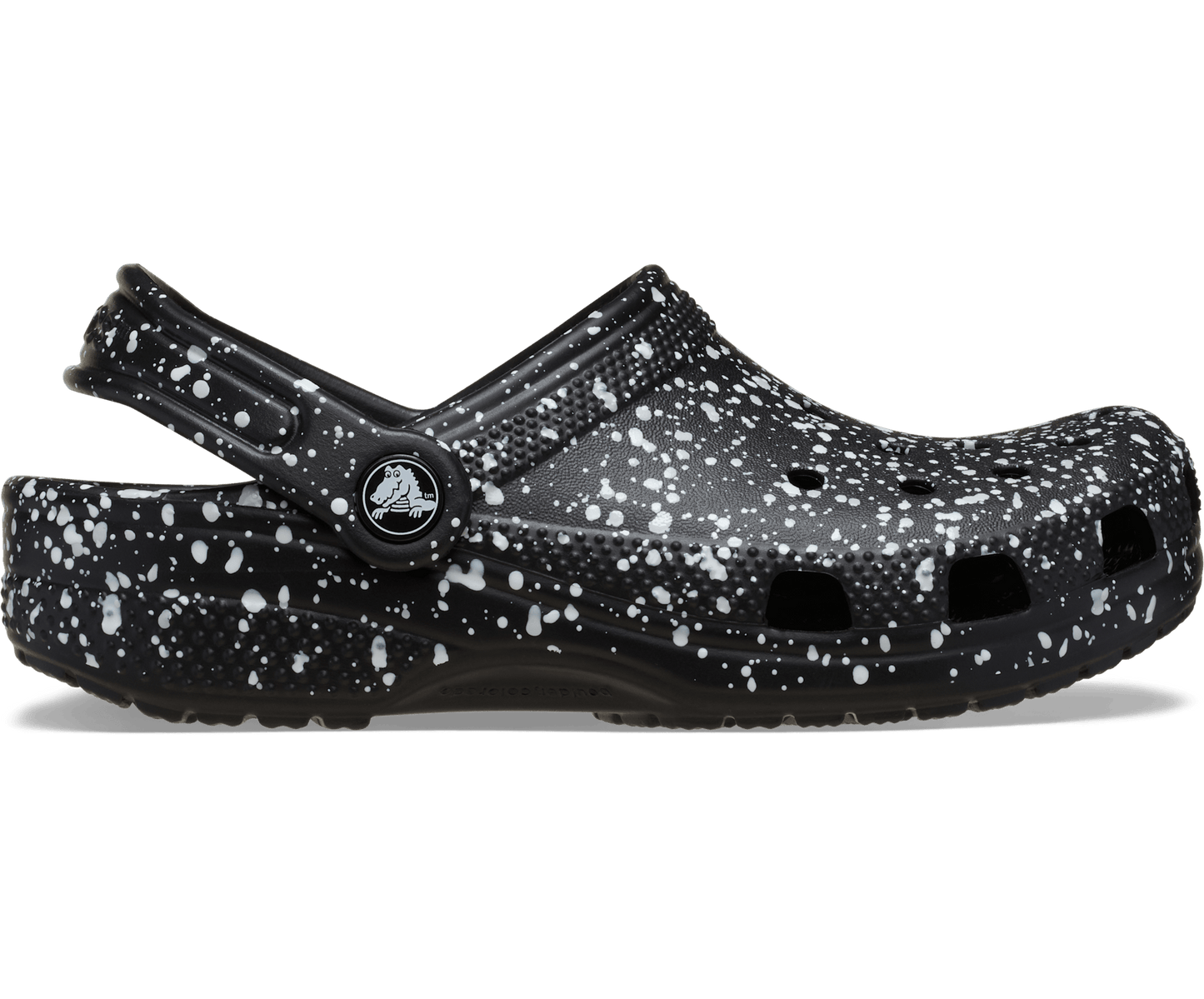 Toddler Classic Paint Splatter Clog - Black
