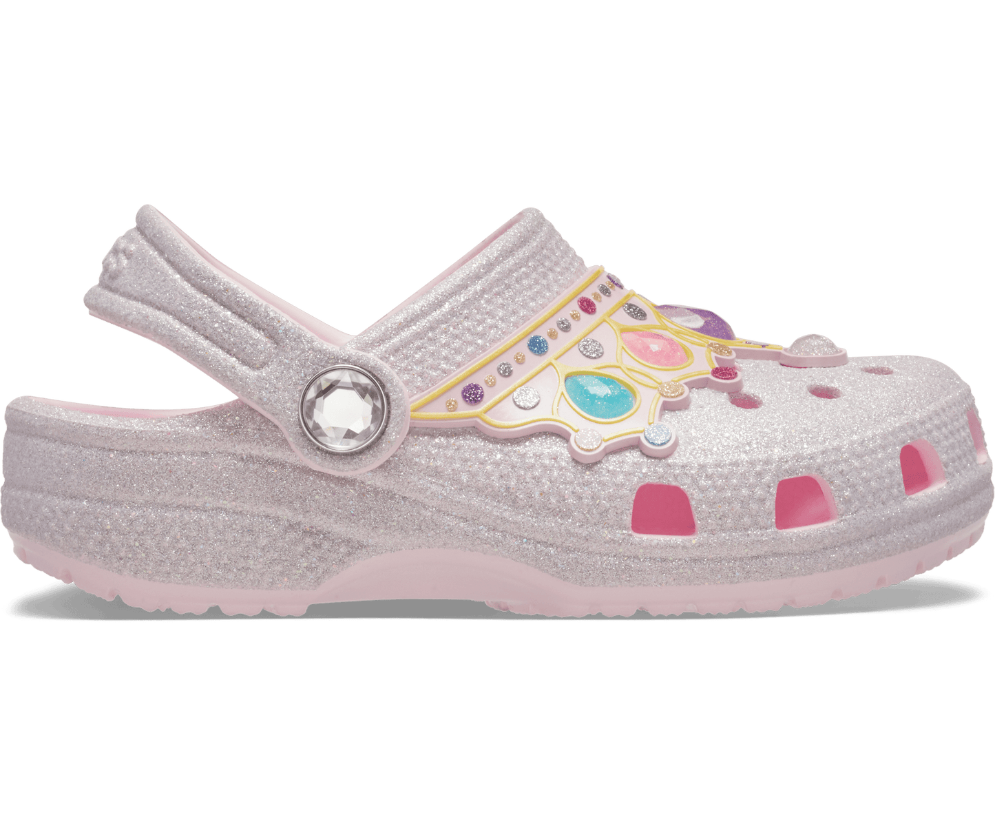 Toddler IAM Princess Clog - Pink Milk/Multi