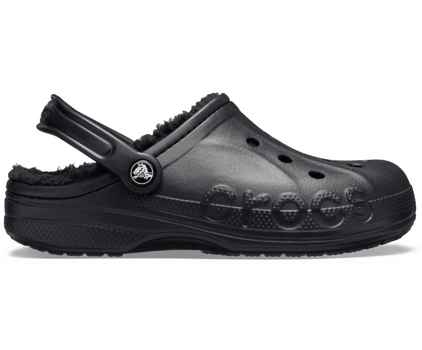 Baya Lined Clog - Black / Black