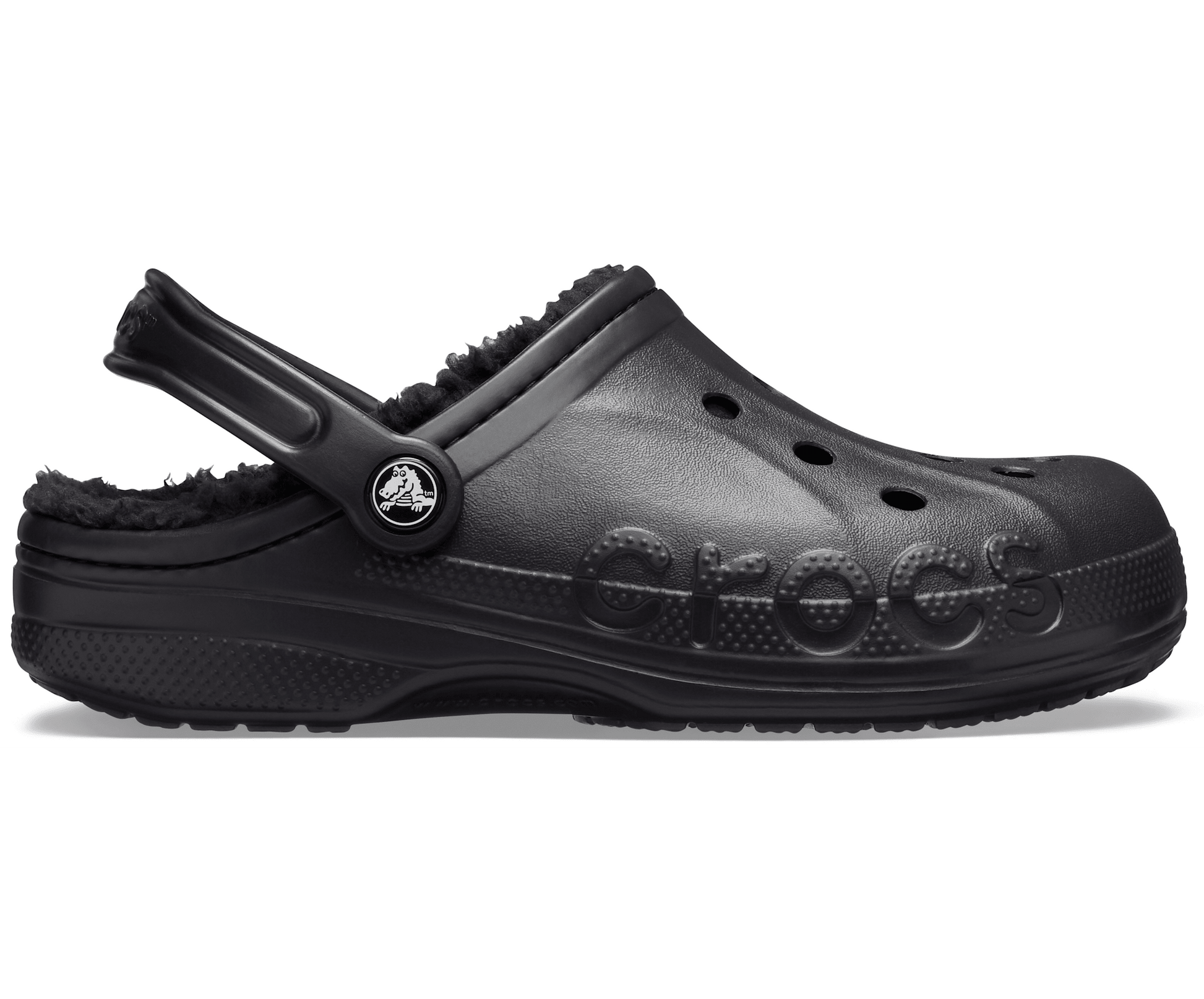 Baya Lined Clog - Black / Black