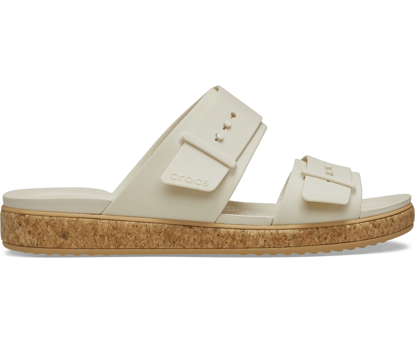 Brooklyn Buckle Low Low Cork Sandal - Frappé