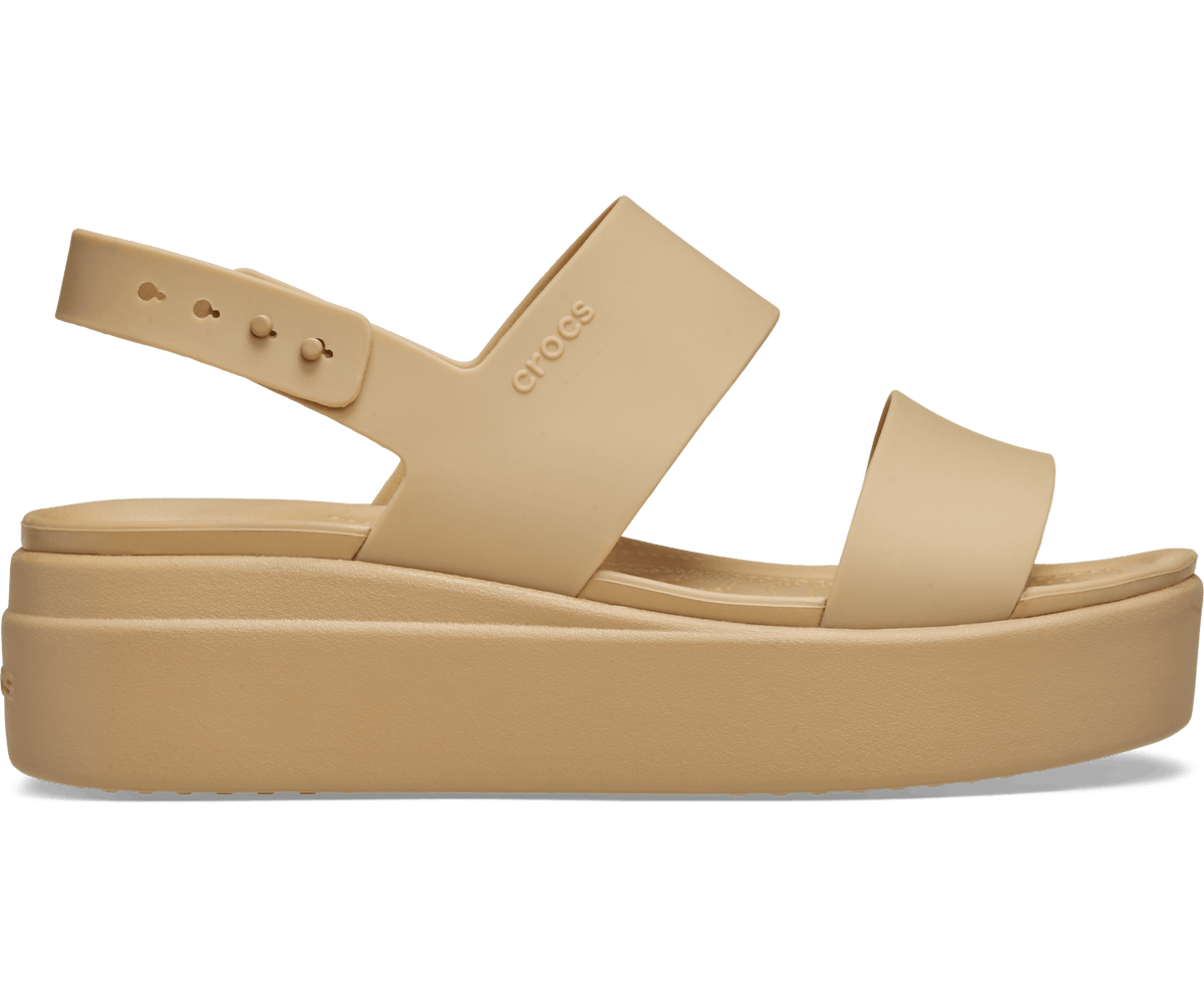 Brooklyn Low Wedge Sandal - Cashew/Cashew