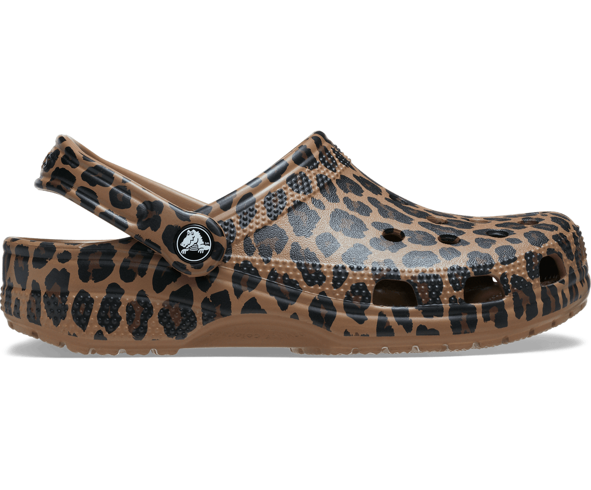 Classic Animal Clog - Sepia / Leopard