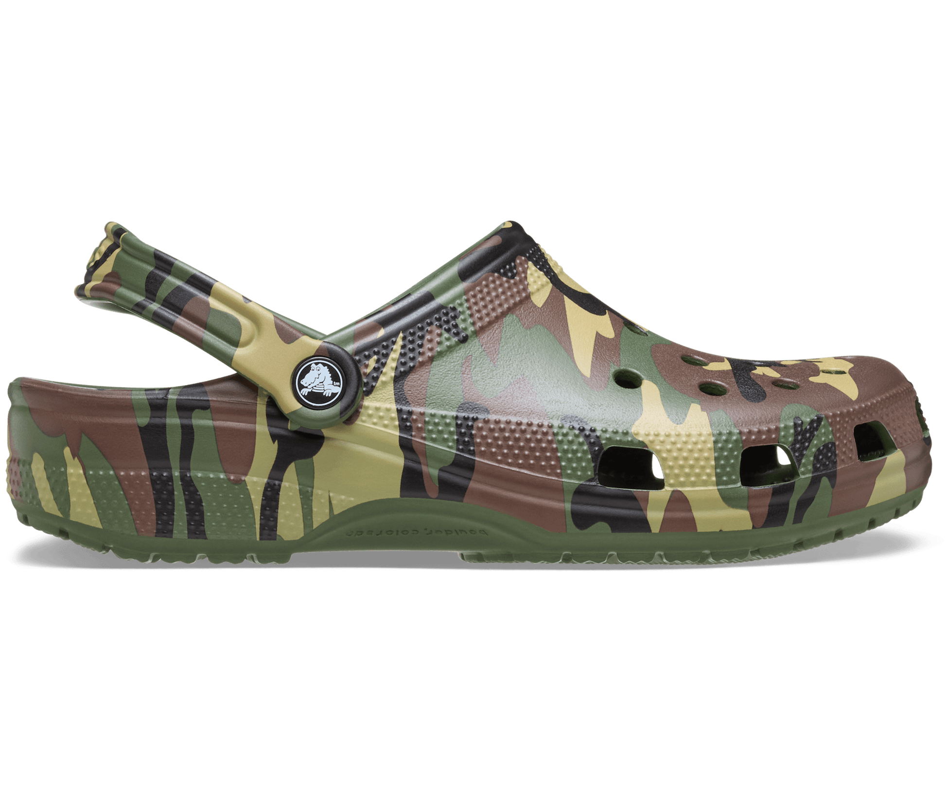 Classic Camouflage Clog - Army Green / Multi