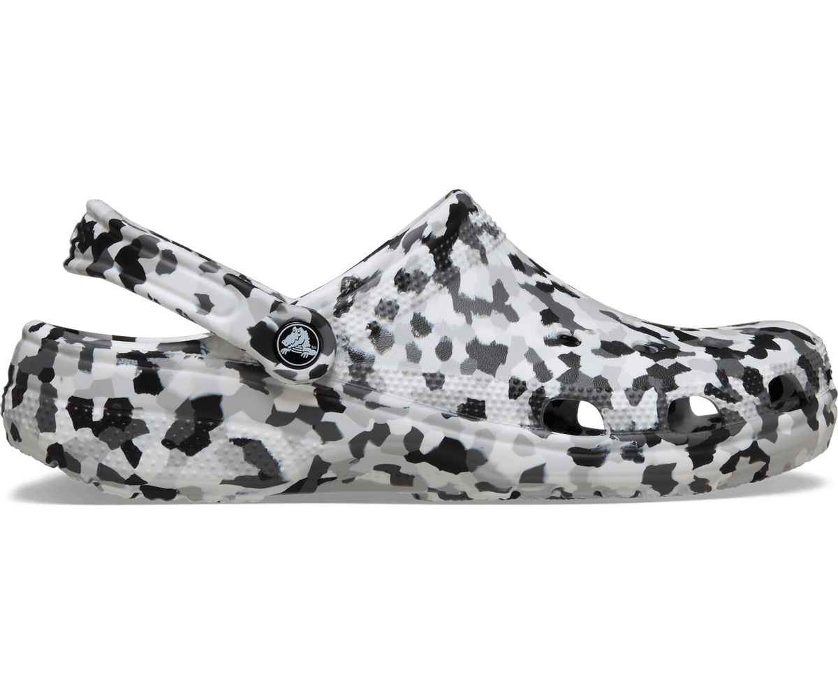 Classic Confetti Clog - Black / White