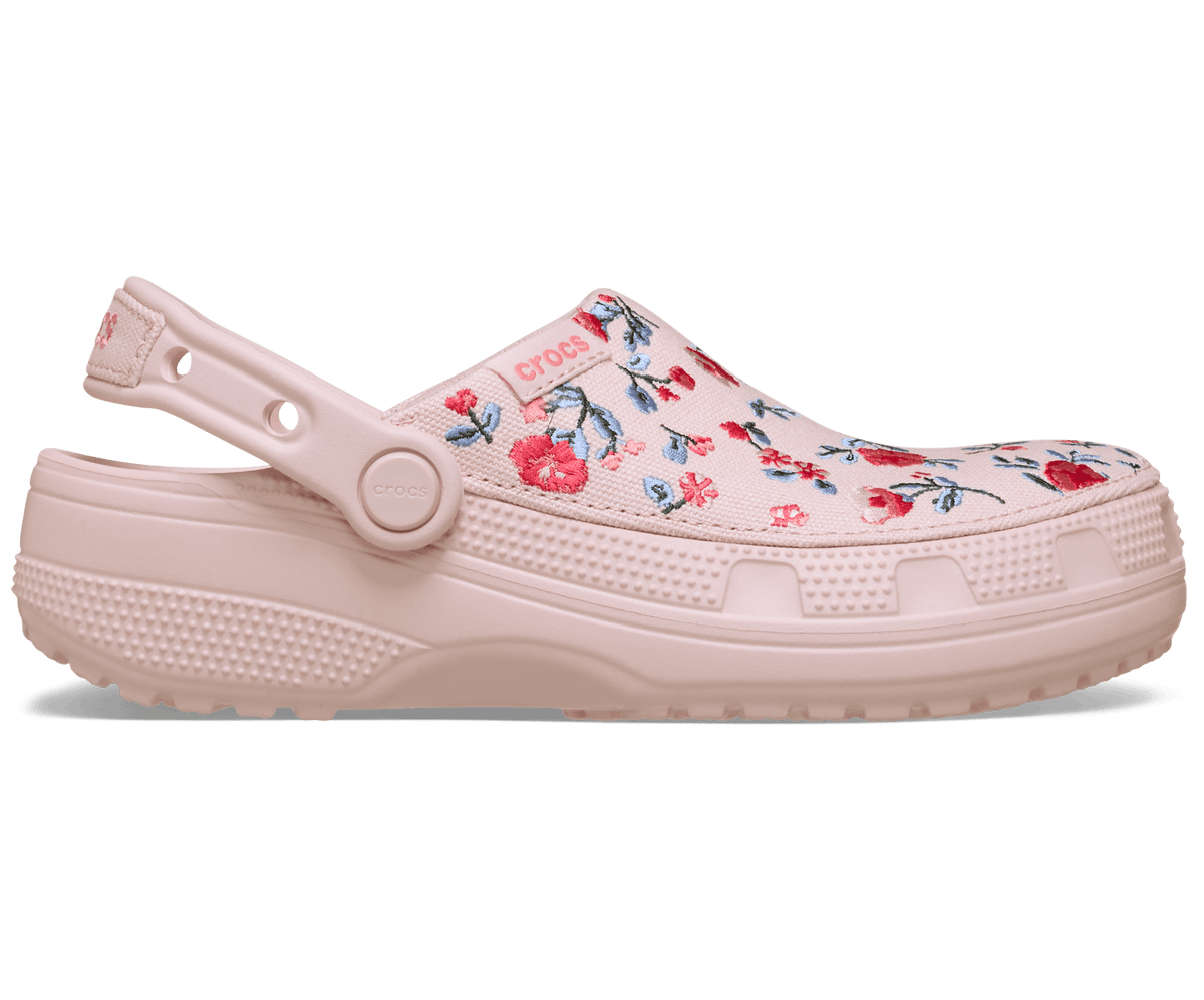 Classic Crafted Floral Clog - Cotton Candy