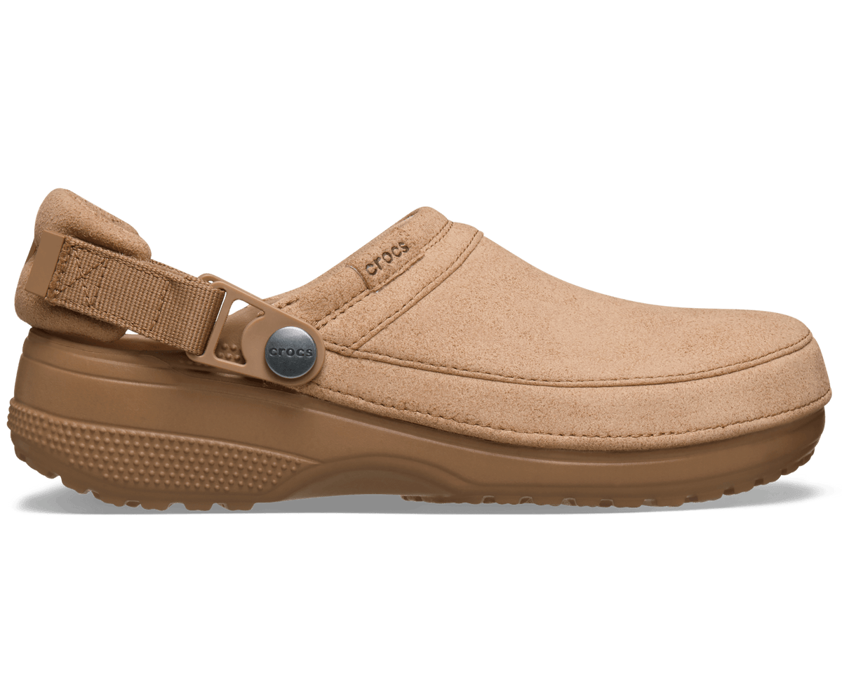 Classic Crafted Vegan Suede Clog - Milk Chocolate