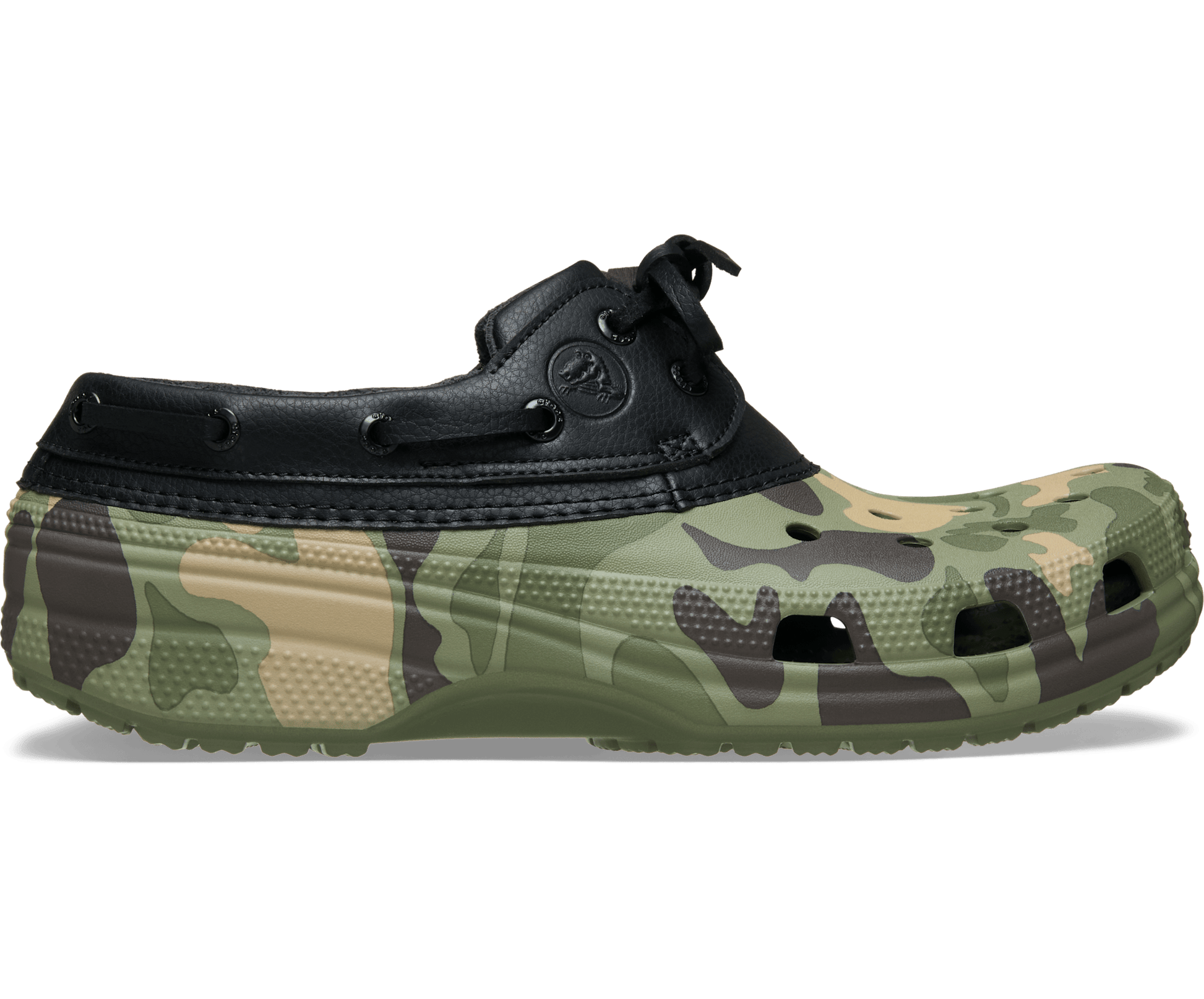 Classic Duck Camo Boat Shoe - Black/Cargo