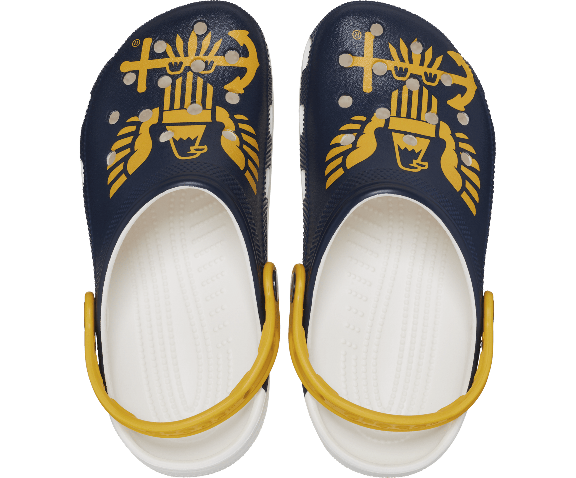 Classic US Navy Clog - White / Multi