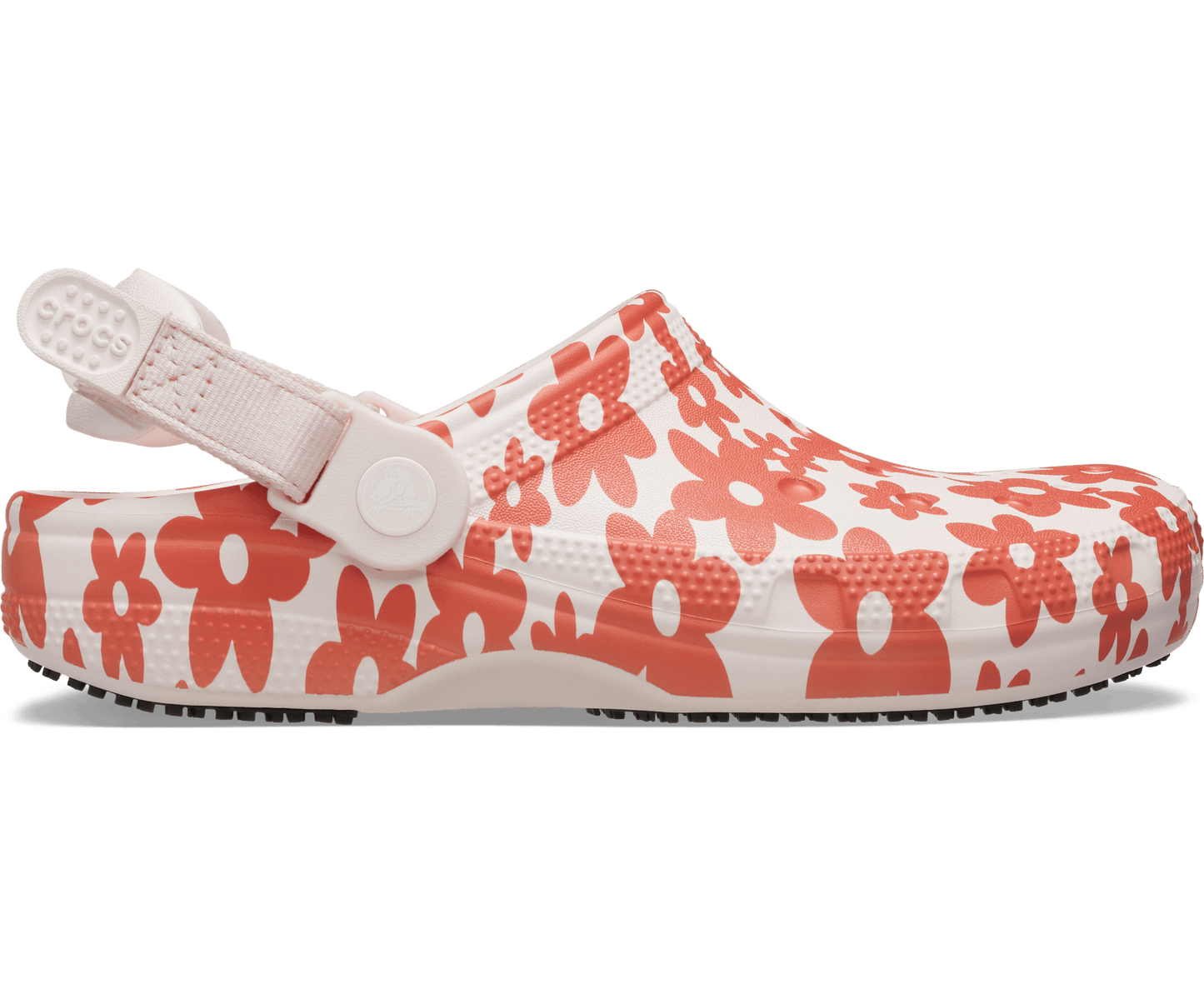 Classic Work Graphic Clog - Bubble Ice/Relaxed Red