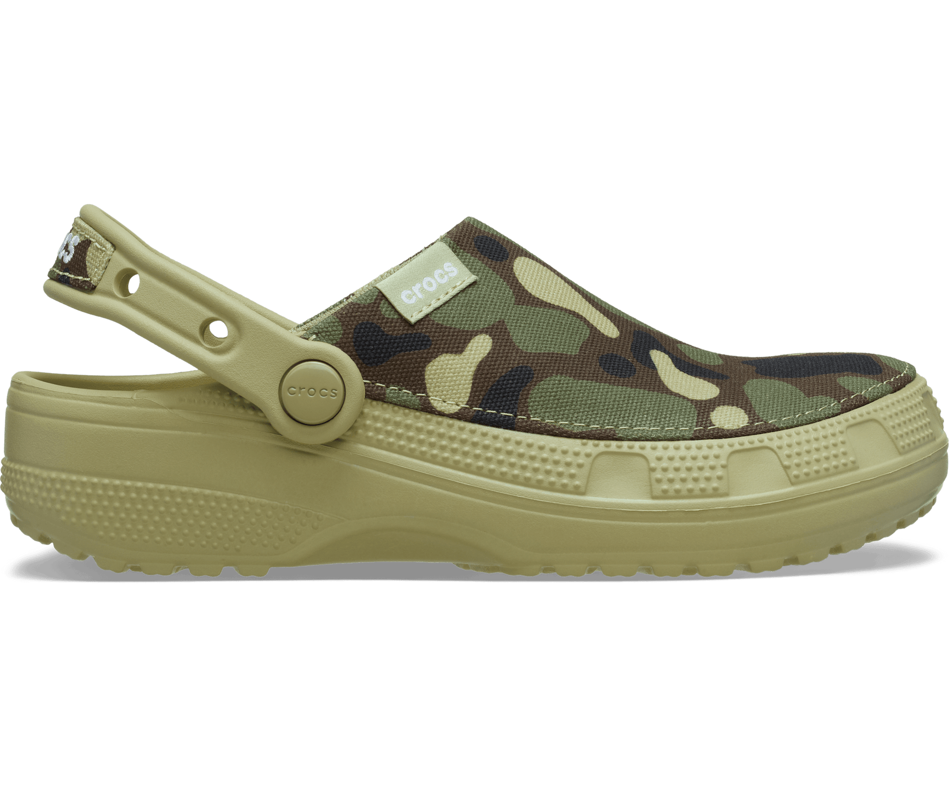 Crafted Camo Clog - Tac Green