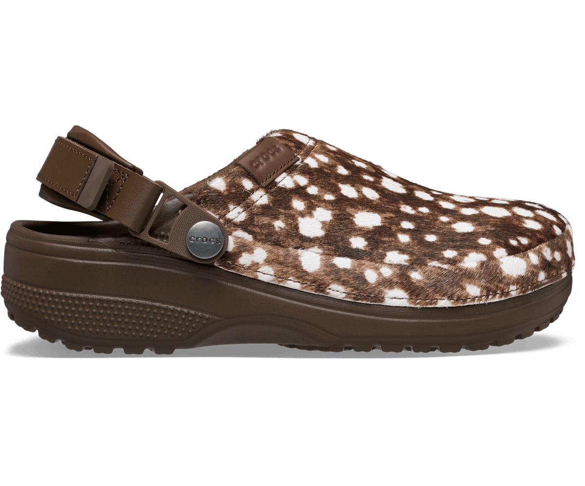 Crafted Pony Hair Clog - Carob