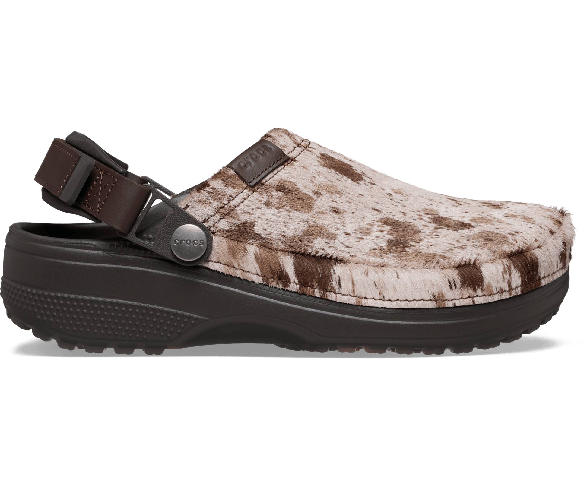 Crafted Pony Hair Clog - Espresso