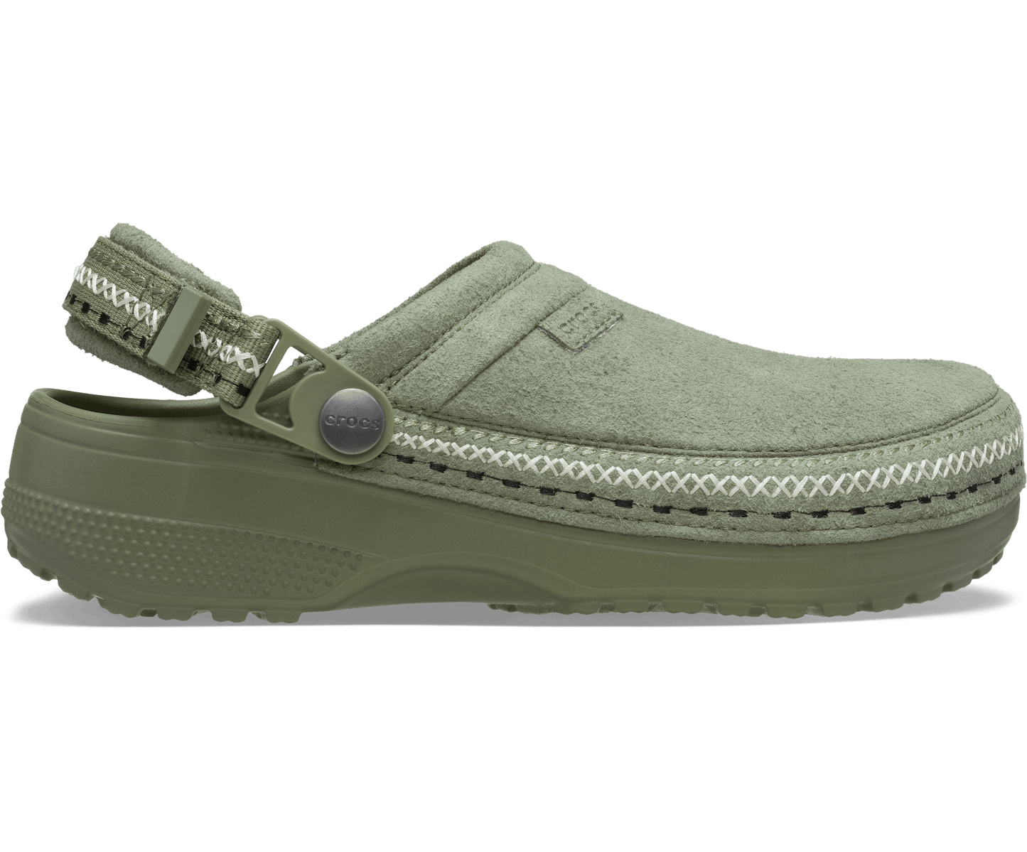 Crafted Vegan Suede Stitch Clog - Cargo