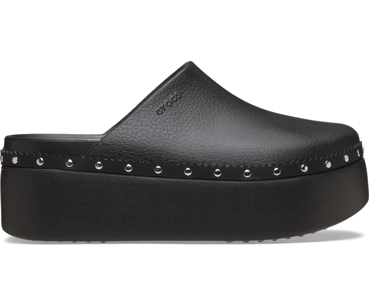 Dylan Platform Studded Clog - Black