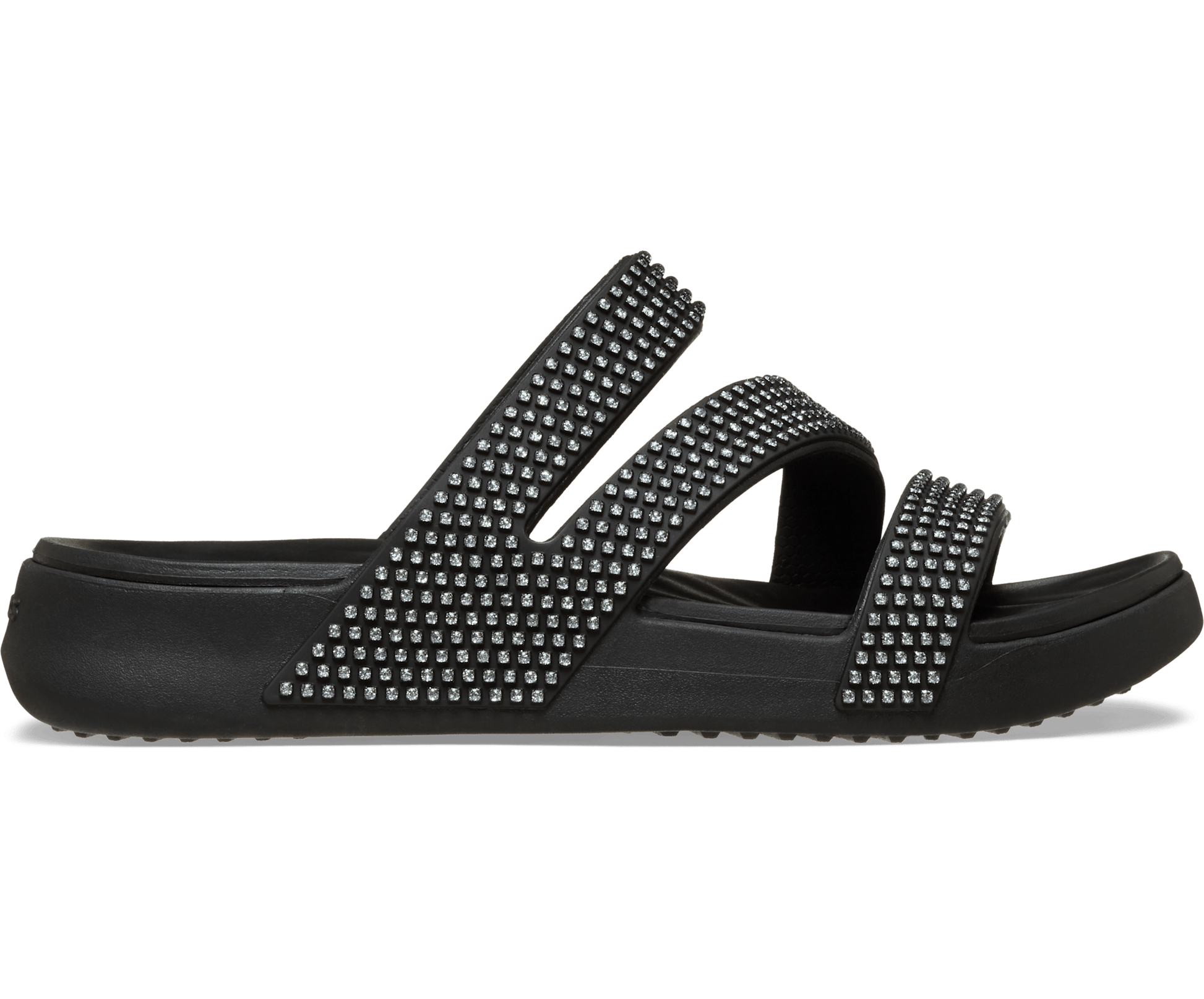 Getaway Strappy Gems Sandal - Black