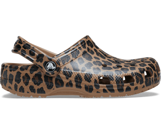 Kids' Classic Animal Clog - Sepia / Leopard