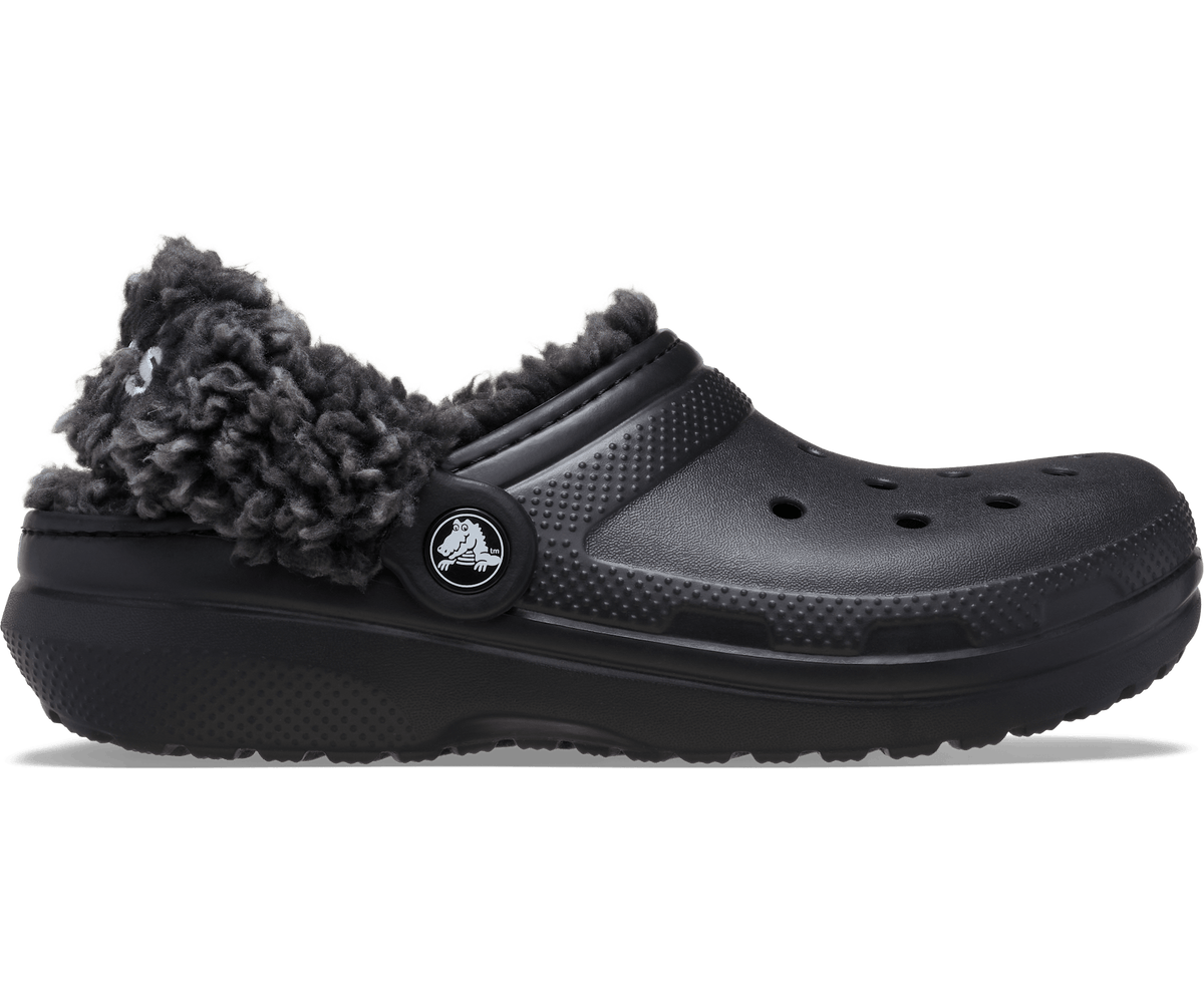 Kids’ Classic Fleece Lined Clog - Black