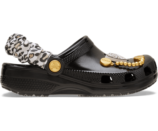 Kids' Classic Sassy Leopard Clog - Black/Dulcé