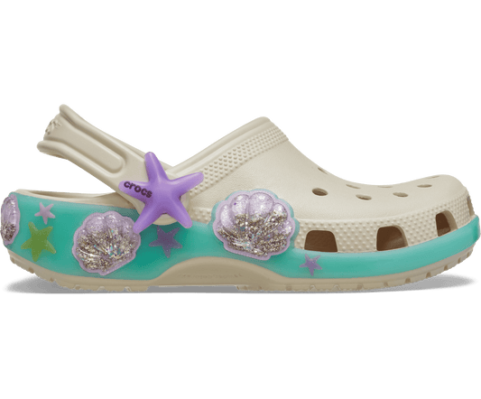 Kids' Classic Sea Sparkle Shaker Clog - Frappé