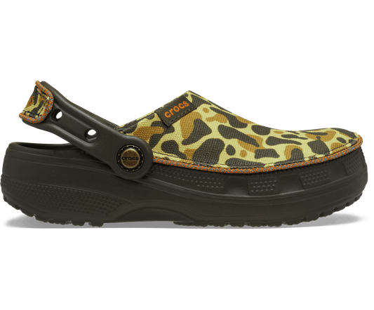 Kids' Crafted Camo Clog - Deep Olive