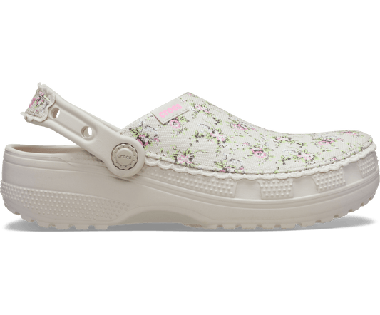 Kids' Crafted Ditsy Floral Clog - Cocoa Crème