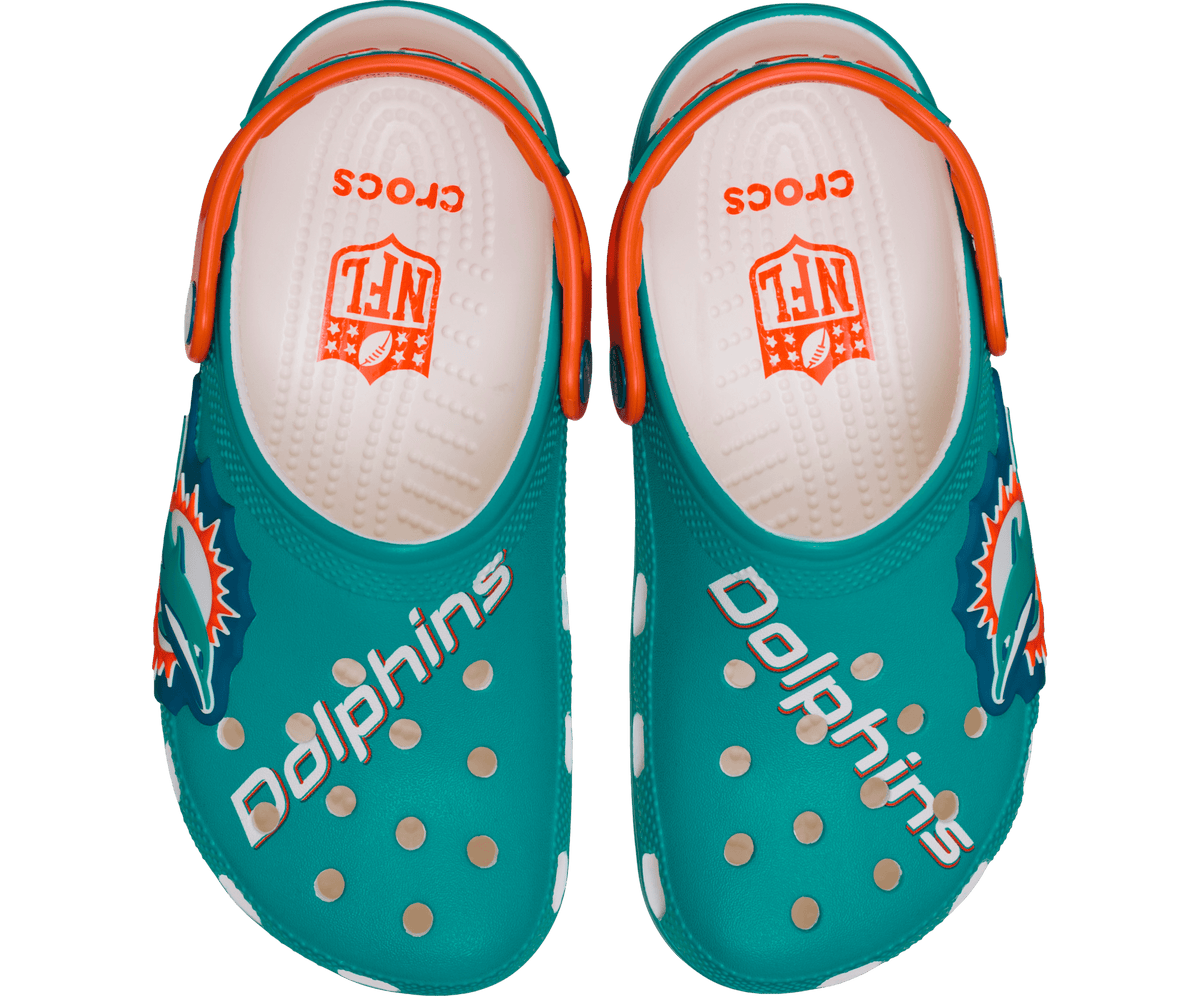 Kids' NFL Miami Dolphins Graphic Classic Clog - Multi
