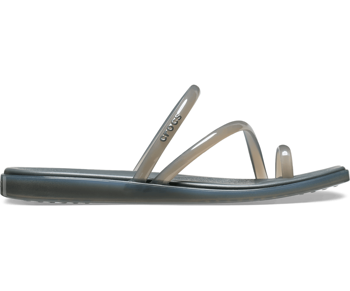 Miami Toe Loop Jelly Sandal - Carbon Jelly