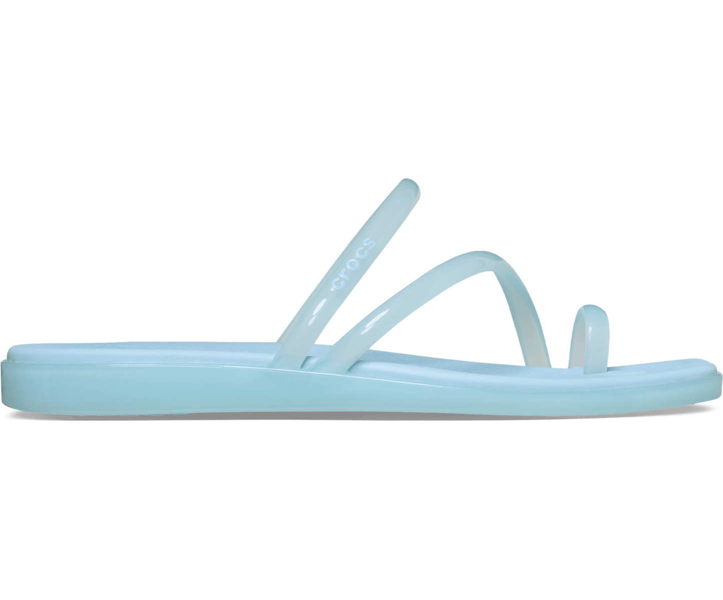 Miami Toe Loop Jelly Sandal - Sky Blue Jelly