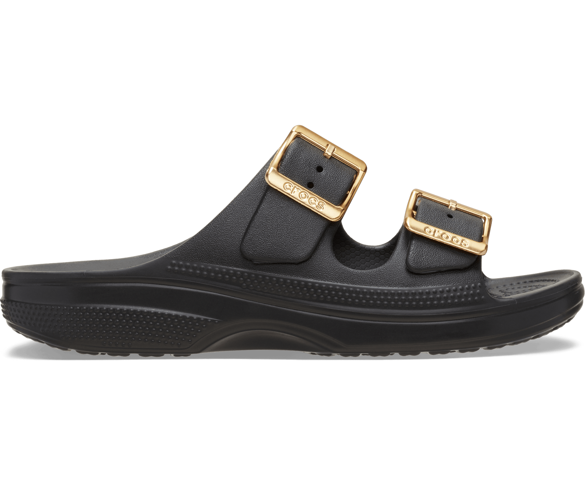 Saturday Metallic Buckle Sandal - Black