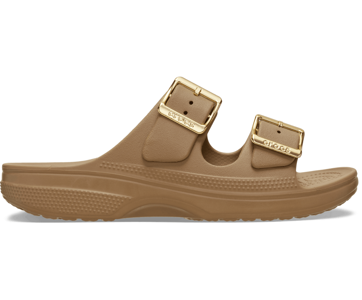 Saturday Metallic Buckle Sandal - Sepia