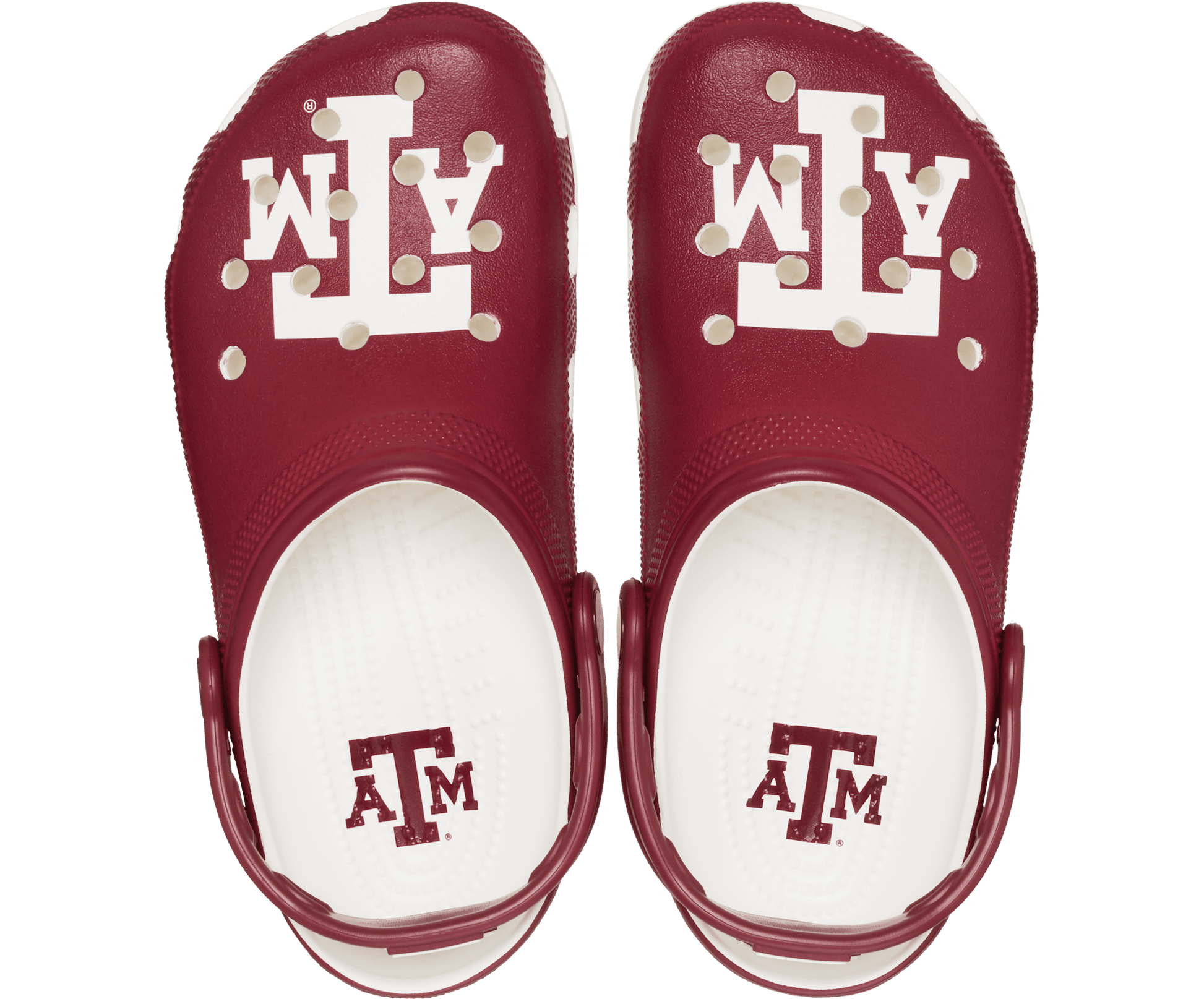 Texas AM Classic Clog - White