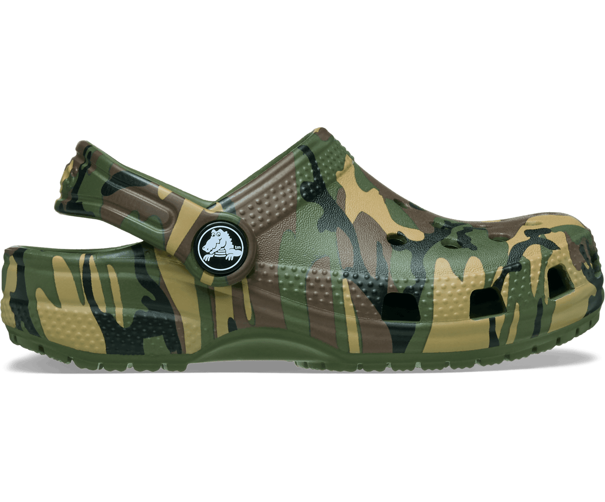 Toddler Classic Camouflage Clog - Army Green / Multi