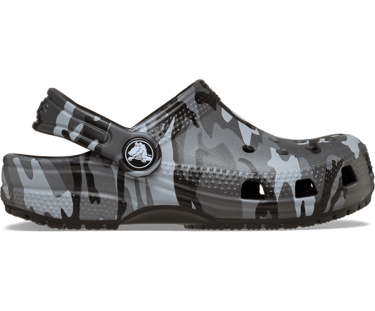 Toddler Classic Camouflage Clog - Black/Slate Grey