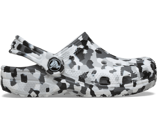 Toddler Classic Confetti Clog - Black / White