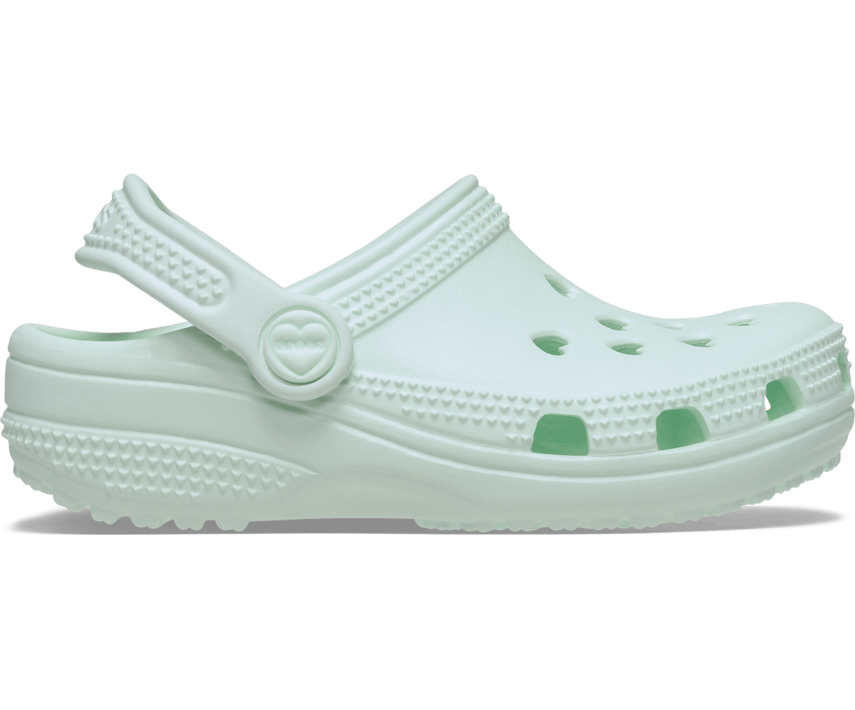 Toddler Classic Hearts Cut Out Clog - Retro Ice