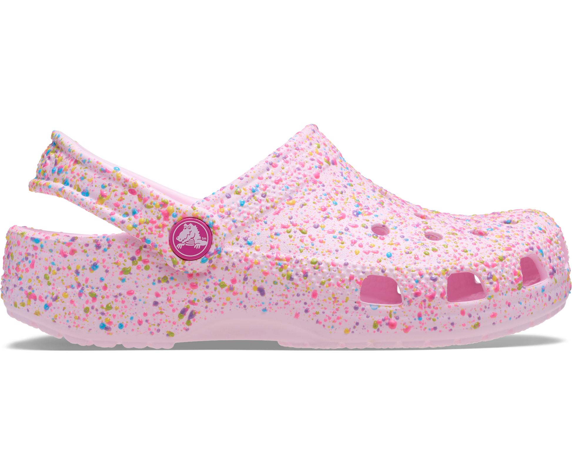 Toddler Classic Paint Splatter Clog - Pink Milk