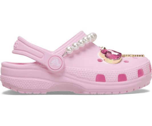 Toddler Classic Pearl Glam Clog - Pink Milk