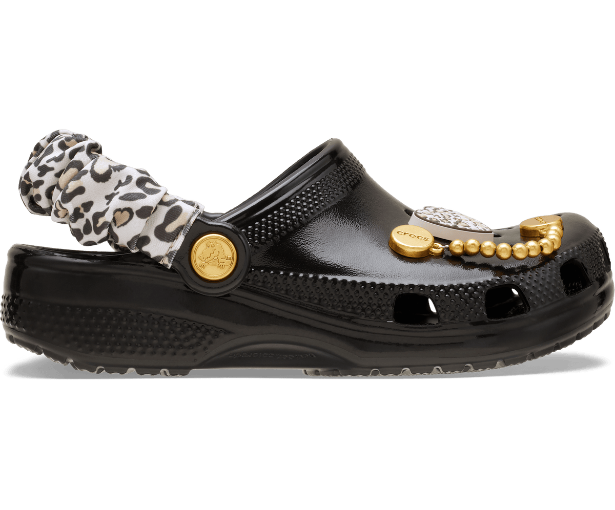 Toddler Classic Sassy Leopard Clog - Black/Dulcé