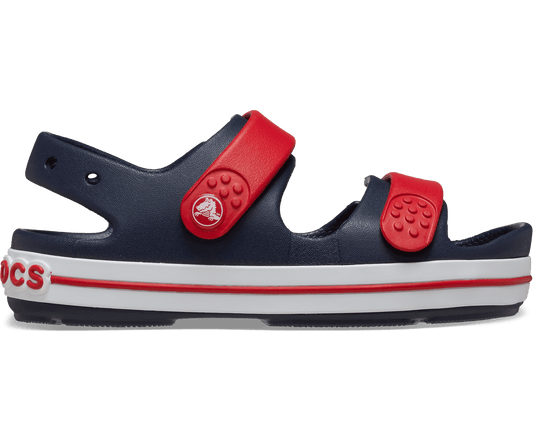 Toddler Crocband™ Cruiser Sandal - Navy / Varsity Red