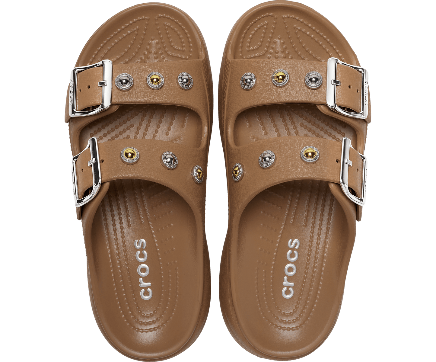 Women's Saturday Platform Embellished Sandal - Sepia / Silver