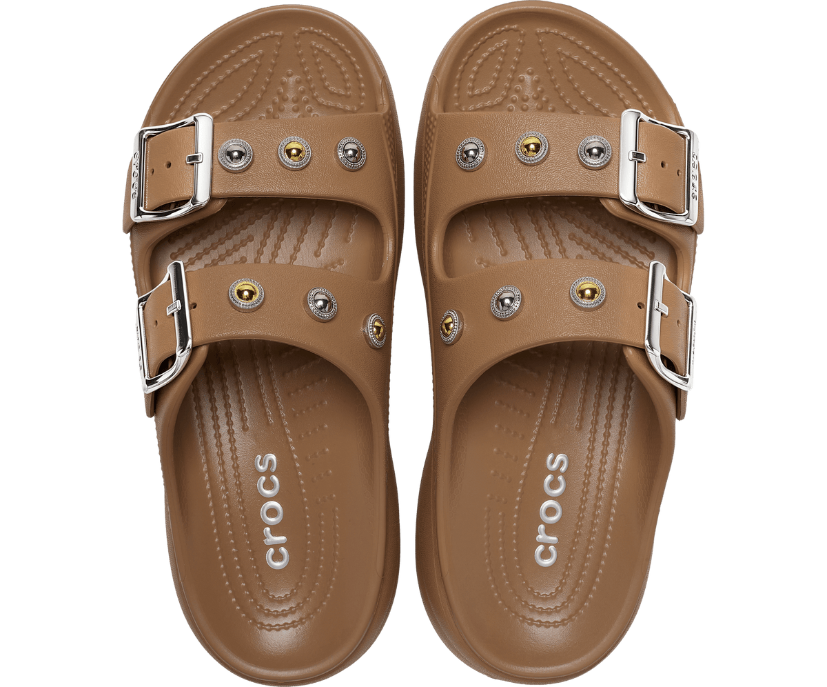 Women's Saturday Platform Embellished Sandal - Sepia / Silver