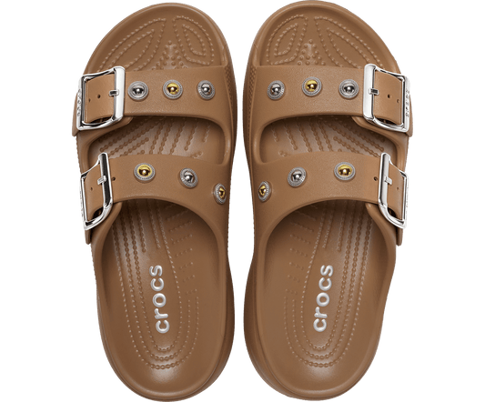 Women's Saturday Platform Embellished Sandal - Sepia / Silver